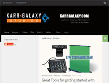 Tablet Screenshot of karrgalaxy.com